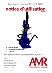 06 - Bois - Divers - Fendeuse 18 T PDF pompe 37L/MN