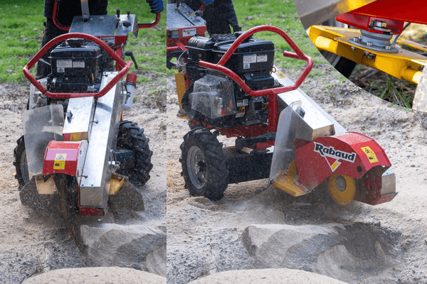 06 - Bois - Divers - Rogneuse de souches sur roues XYLOCROK D