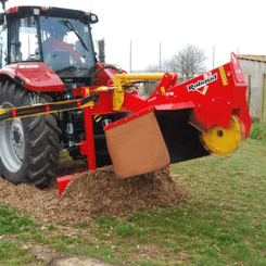 06 - Bois - Divers - Rogneuse de souches sur tracteur XYLOCROK T
