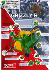 20 - Electroportatifs - Scies - Scie circulaire à chevet GRIZZLY 600 mm