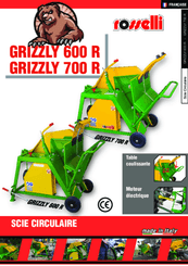20 - Electroportatifs - Scies - Scie circulaire à chevet GRIZZLY 600 mm
