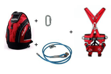 24 - Equipement et protection individuelle - Sécurité - Kit anti-chute d'élagage