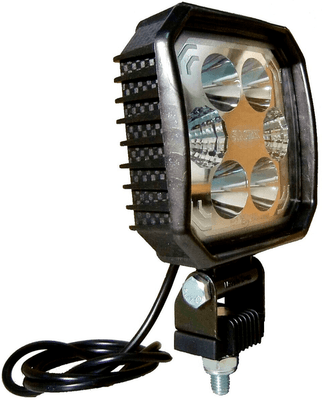 18 - Eclairage Signalisation 12V - Phares de travail - Phare de travail carré LED 12 W CARBONLUX