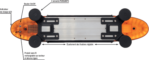 18 - Eclairage Signalisation 12V - Feux agricole, Rampe élcairage - Rampe de signalisation LED