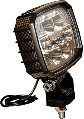 18 - Eclairage Signalisation 12V - Phares de travail - Phare de travail rectangle LED 12 W CARBONLUX