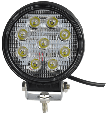 18 - Eclairage Signalisation 12V - Phares de travail - Phare de travail rond LED 27 W