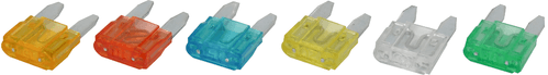 18 - Eclairage Signalisation 12V - Eclairage signalisation - Mini fusibles enfichables 120 pièces
