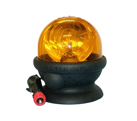 18 - Eclairage Signalisation 12V - Gyrophare - Gyrophare halogène SATURNELLO aimanté 55W