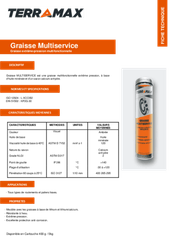 30 - Huile, graisse et lubrifiant - Graisses - Graisse multiservice