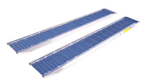 02 - Accessoires attelage et remorque - Accessoires remorque routière - Rampes aluminium droites 250x31 cm