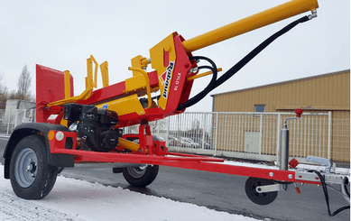 06 - Bois - Divers - Fendeuse thermique sur châssis routier - XYLO