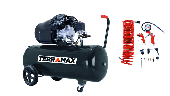 42 - Nettoyeur Haute Pression, Aspirateur, compresseurs, outils pneumatique - Compresseurs - Compresseur d'air monophasé 100 L