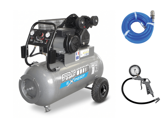 42 - Nettoyeur Haute Pression, Aspirateur, compresseurs, outils pneumatique - Compresseurs - Compresseur monophasé 50 L 8 Bar 3,5 CV