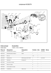 42 - Nettoyeur Haute Pression, Aspirateur, compresseurs, outils pneumatique - Compresseurs - Compresseur d'air 50 L 
