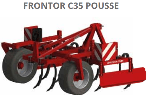 45 - Pièces d'usure et travail du sol - Divers - Cultivateur poussé à dents FRONTOR
