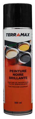 22 - Matière consommables atelier, Hygiène - Peinture, marquage - Peinture noire brillante