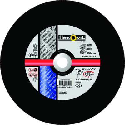 22 - Matière consommables atelier, Hygiène - Ponçage, tronçonnage - Disque à tronconner métal