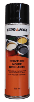 22 - Matière consommables atelier, Hygiène - Peinture, marquage - Peinture noire brillante