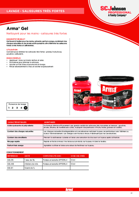 22 - Matière consommables atelier, Hygiène - Hygiène - Gel lavant d'atelier