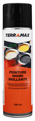 22 - Matière consommables atelier, Hygiène - Peinture, marquage - Peinture noire brillante