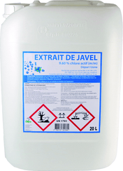 22 - Matière consommables atelier, Hygiène - Hygiène - Extrait de javel 9,6%
