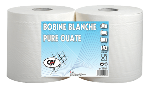 22 - Matière consommables atelier, Hygiène - Hygiène - Papier d'essuyage blanc
