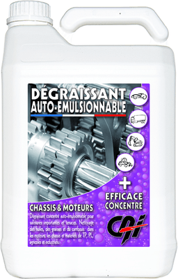 22 - Matière consommables atelier, Hygiène - Hygiène - Dégraissant auto émulsionnable 5 L