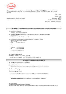 22 - Matière consommables atelier, Hygiène - Hygiène - Nettoyant et dégraissant vitres