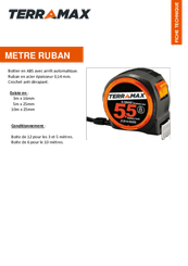 23 - Equipement atelier - Divers - Mètre ruban 3 m