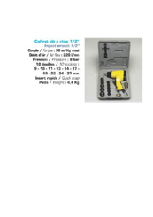 42 - Nettoyeur Haute Pression, Aspirateur, compresseurs, outils pneumatique - Compresseurs - Clé à chocs 1/2" et accessoires