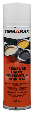 22 - Matière consommables atelier, Hygiène - Peinture, marquage - Peinture noire mate