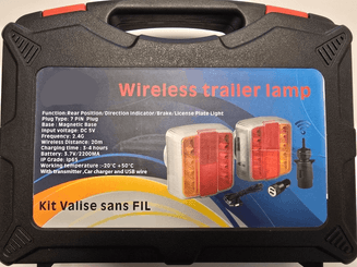 18 - Eclairage Signalisation 12V - Feux agricole, Rampe élcairage - Kit d’éclairage LED sans fil aimanté