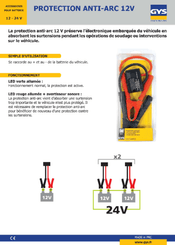57 - Soudure - Accessoires - Protection anti arc 12 V