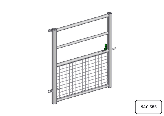 21 - Elevage - Divers - Barrière d'herbage semi grillagée