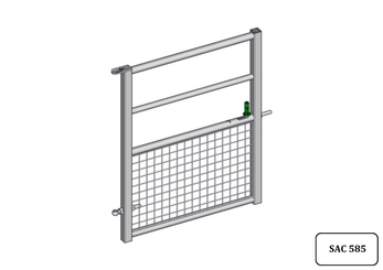 21 - Elevage - Divers - Barrière d'herbage semi grillagée