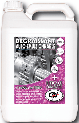 22 - Matière consommables atelier, Hygiène - Hygiène - Dégraissant auto émulsionnable 5 L