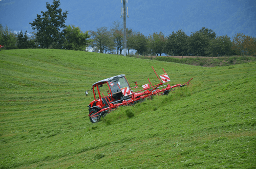 25 - Fenaison - Faneuses - Faneuse SPIDER ALP 4 ou 6 rotors Cat 1