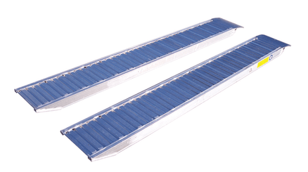 02 - Accessoires attelage et remorque - Accessoires remorque routière - Rampes aluminium droites 250x31 cm