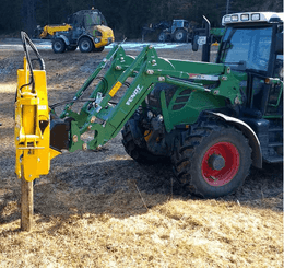 41 - Motoculture, Outillage Ferme et Jardin  - Outillage jardin et ferme - Enfonce pieux VIBRESCOPIC II PRO 15/35 sur chargeur/téléscopique