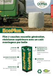 25 - Fenaison - Consommables récolte - Film d'enrubannage ECO PLUS