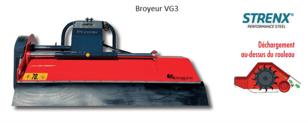42 - Nettoyeur Haute Pression, Aspirateur, compresseurs, outils pneumatique - Entretien - Broyeurs axe horizontal champs DRAGONE