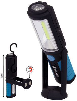 19 - Electricité 220V - Eclairage portatif - Lampe torche pivotante LED