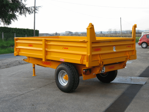 60 - Transport - Pièce techniques - Remorque basculante à ridelles RB