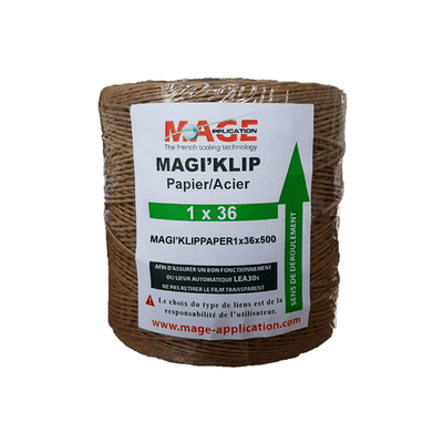 62 - Viticulture, arboriculture - Attacheurs et accessoires - Fil acier/biodégradable Ø 0,36 mm 500 m