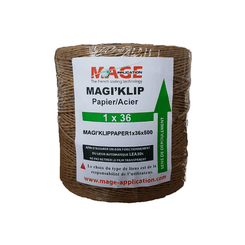 62 - Viticulture, arboriculture - Attacheurs et accessoires - Fil acier/biodégradable Ø 0,36 mm 500 m