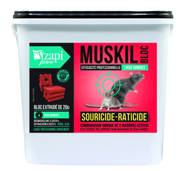 38 - Lutte anti nuisibles - Produits anti nuisibles - Raticide souricide bloc 5 kg