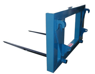 Manutention - Outils de manutention - Fourche pour balle 2 dents ou 4 dents attelage 3 points.