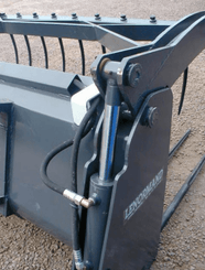 Manutention - Outils de manutention - Fourche pour chargeur avec et sans grappin.