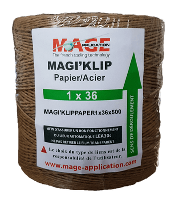 62 - Viticulture, arboriculture - Attacheurs et accessoires - Fil acier/biodégradable Ø 0,36 mm 500 m