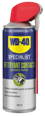 22 - Matière consommables atelier, Hygiène - Chimie - WD 40 SPECIALIST nettoyant de contacts 400 ml